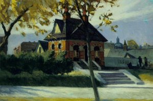 Small Town Station — Edward Hopper