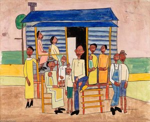 Family Scene — William H. Johnson, Harlem Renaissance
