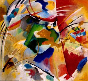 Painting With Green Center — Wassily Wassilyevich Kandinsky, Expressionism