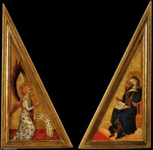 Annunciation — Matteo Giovanetti, Gothic Early Renaissance