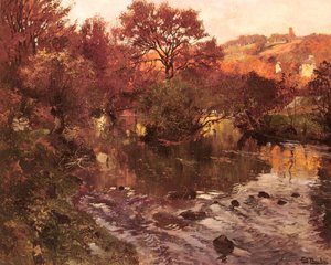 Golden Autumn, Brittany — Frits Thaulow