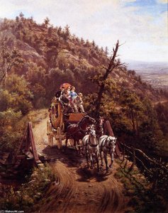 Stagecoach — Edward Lamson Henry