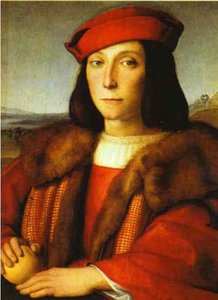 Portrait Of A Man With An Apple — Raphael, Surrealism