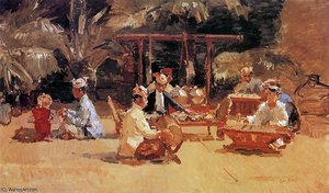Gamelan Sun — Isaac Lazarus Israels