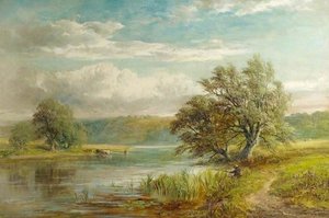 The Trent Below Weston Cliff — George Turner