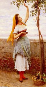 The Grape Picker — Eugen Von Blaas