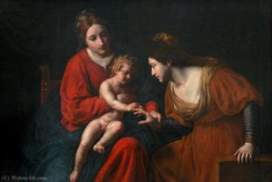 Mystic Marriage Of Saint Catherine — Alessandro Turchi