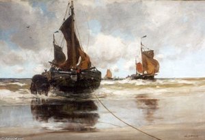 Het Uitladen Van De Vangst