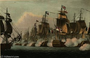 Battle Of Trafalgar, — Thomas Whitcombe