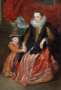 Susanna Fourment And Her Daughter — Sir Anthony Van Dyck, Baroque