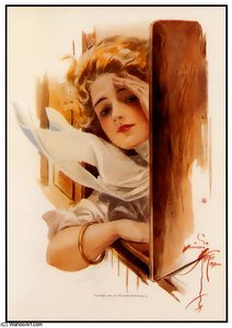 Untitled (4554) — Harrison Fisher, Art Nouveau