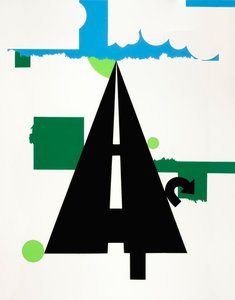 Landscape Ii, From The Portfolio 11 Pop Artists, Volume Ii — Allan D'arcangelo
