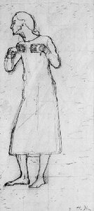 Studie Zur 'empfindung' — Ferdinand Hodler