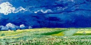 Wheat Field Under Clouded Sky — Vincent Willem Van Gogh