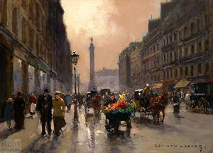 Rue De La Paix — Edouard Cortès, Post-impressionism