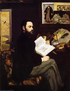 Portrait Of Emile Zola — Édouard Manet