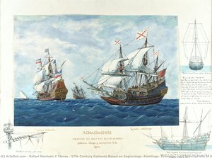 17th-century Galleons Based On Engravings, Paintings, Drawings, And Descriptions Of The Period — Rafael Monleón Y Torres