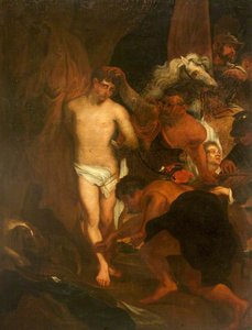 Saint Sebastian Bound For Martyrdom (after Anthony Van Dyck) — Isaac Seeman