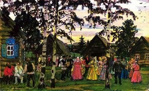 Round Dance — Boris Mikhailovich Kustodiev
