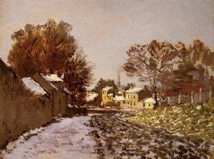 Snow At Argenteuil — Claude Monet