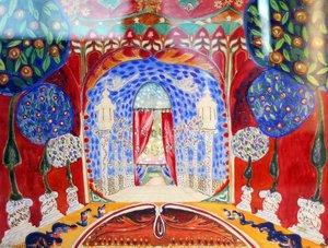 Drop curtain of the Scene