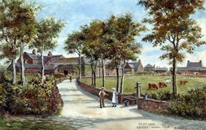 Pump Lane, Greasby, Wirral, 1903 — Harold Hopps