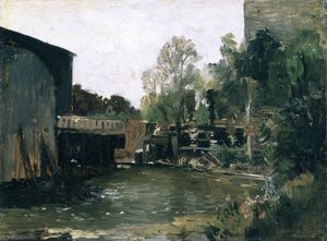Mill Weir in Plankenberg