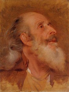 Study Of John Staveley's Head For Wright's Second Version — Joseph Wright Of Derby, Neoclassicism
