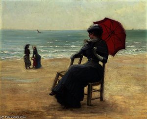 Sitting by the sea