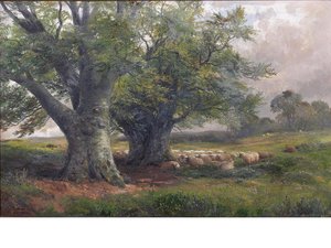 Beech Trees Near Ingleby — George Turner