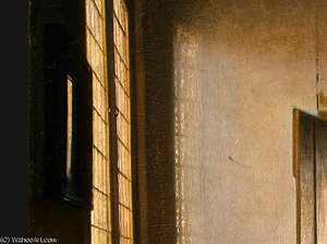 The Bedroom, Detalj 4, Ngw — Pieter De Hooch