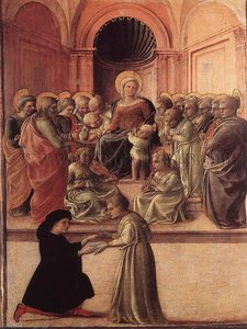 Madonna And Child With Saints And A Worshipper — Filippo Di Tommaso Lippi