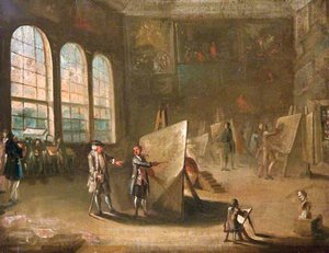 The Interior Of The Foulis Academy Of Fine Arts — David Allan