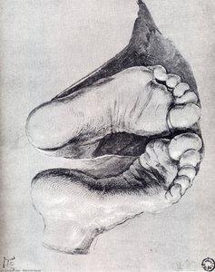 Feet Of A Kneeling Man — Albrecht Dürer