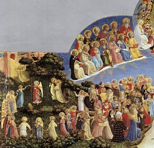 Last Judgement (detail) — Fra Angelico, Early Renaissance