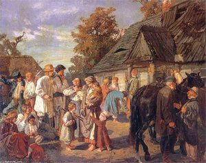 The Payment For Labour — Józef Chełmoński