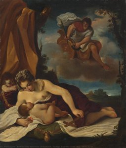 Caritas, Guercino (copy after), 1610 - 1716
