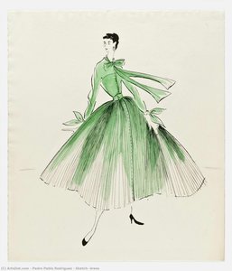 Sketch, Dress — Pedro Pablo Rodriguez
