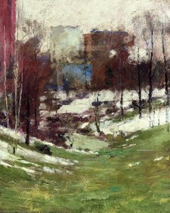 Winter In New York City — Theodore Robinson