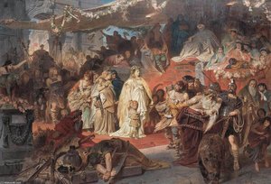 Thusnelda Led In Germanicus' Triumph — Karl Theodor Von Piloty