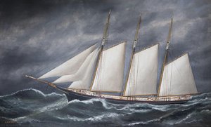 Schooner E.h. Cornell — Solon Francis Montecello Badger