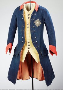 Interim Uniform Coat Of The First Battallion Guard With Embroidered Order Of The Black Eagle. Uniforms, Medals And Accessories Worn By King Frederick The Great Of Prussia (1712-1786) — Leibschneider