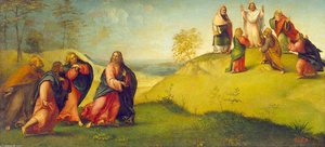 Christ Leading The Apostles To Mount Tabor — Lorenzo Lotto