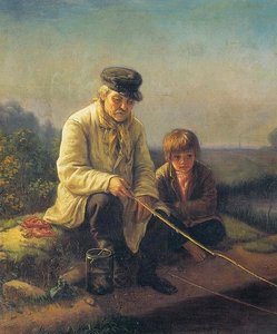 Fishing — Vasily Grigoryevich Perov