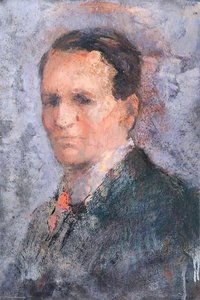 Man Wearing a Red Tie