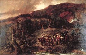 Landscape with Hunting Party