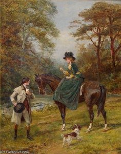 The Village Postman ^ The Rendezvous Pair — Heywood Hardy