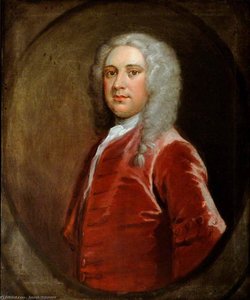 Portrait Of An Unknown Gentleman In A Red Coat