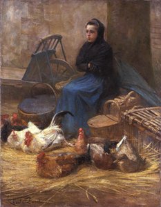 Au Marché À Evreux — Denet Charles
