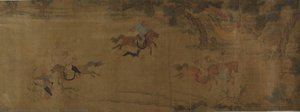 Handscroll — Qiu Ying, Gongbi Landscape